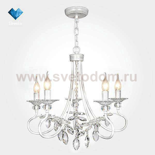 Eurosvet 60057/5 белый с серебром