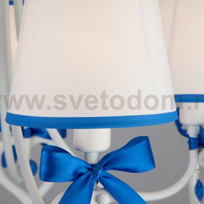 Подвесная люстра Eurosvet 60066/5 белый/синий