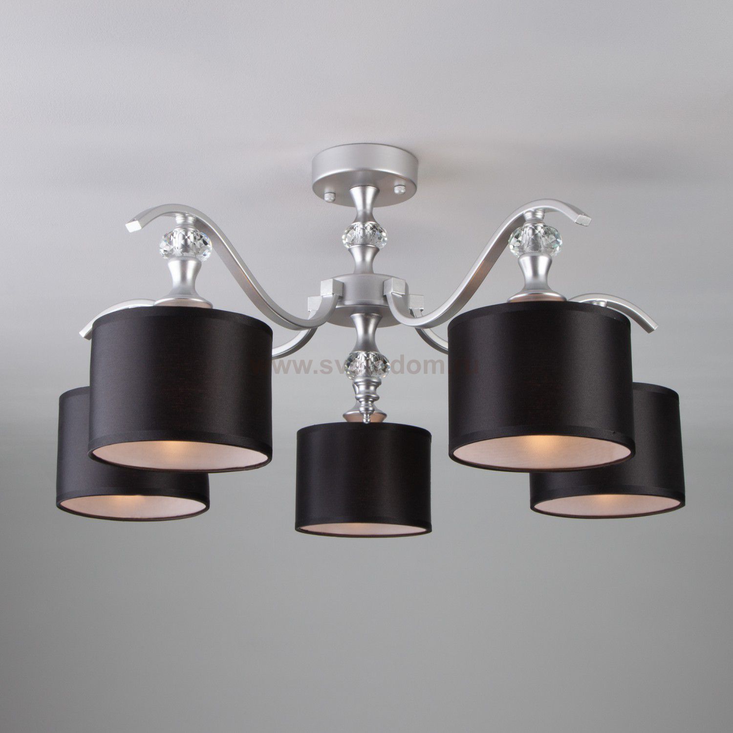 Светильник Eurosvet 60070/5 серебро