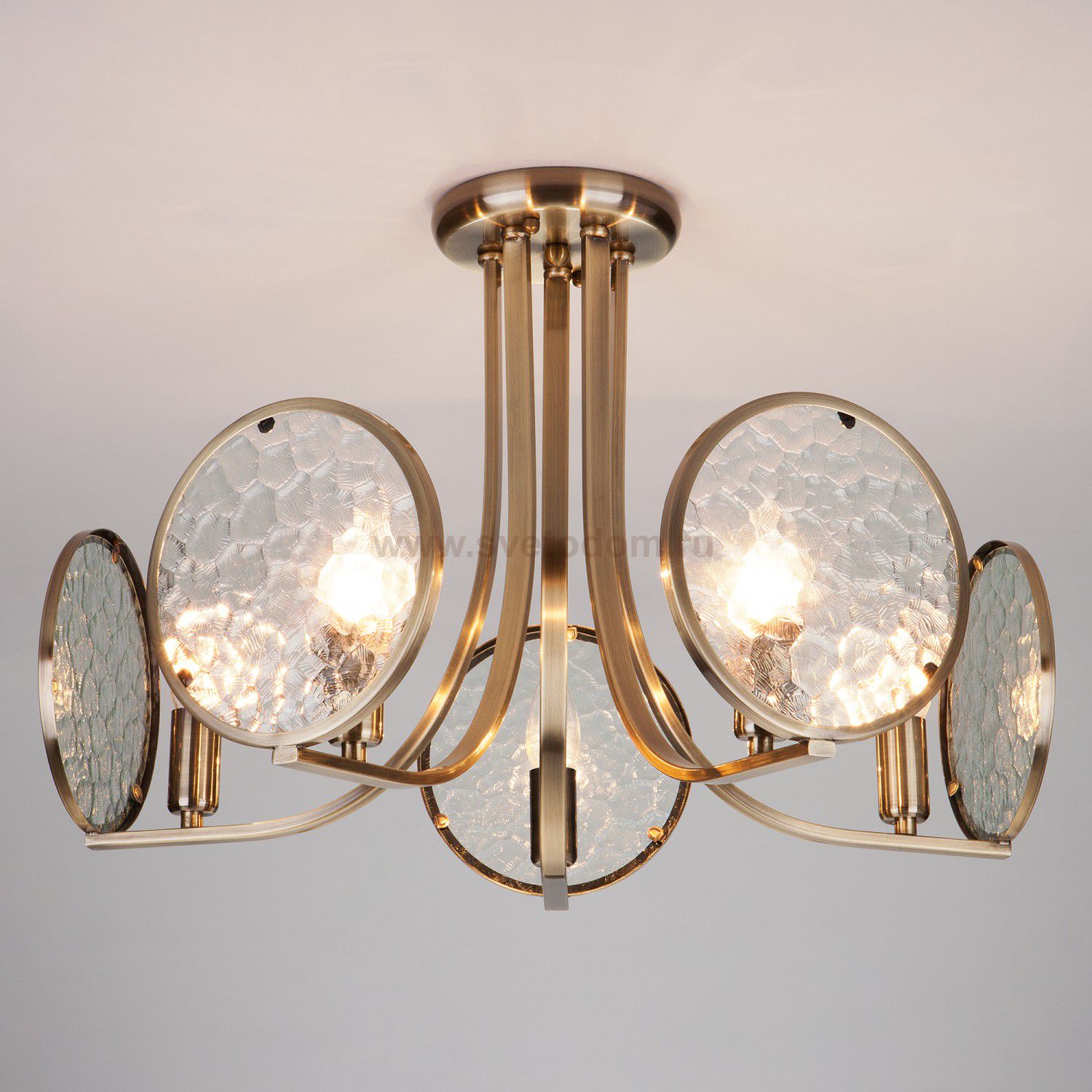 Люстра Eurosvet 60073/5 античная бронза