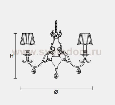 Подвесной светильник Masiero CLASSICA 6010 S5