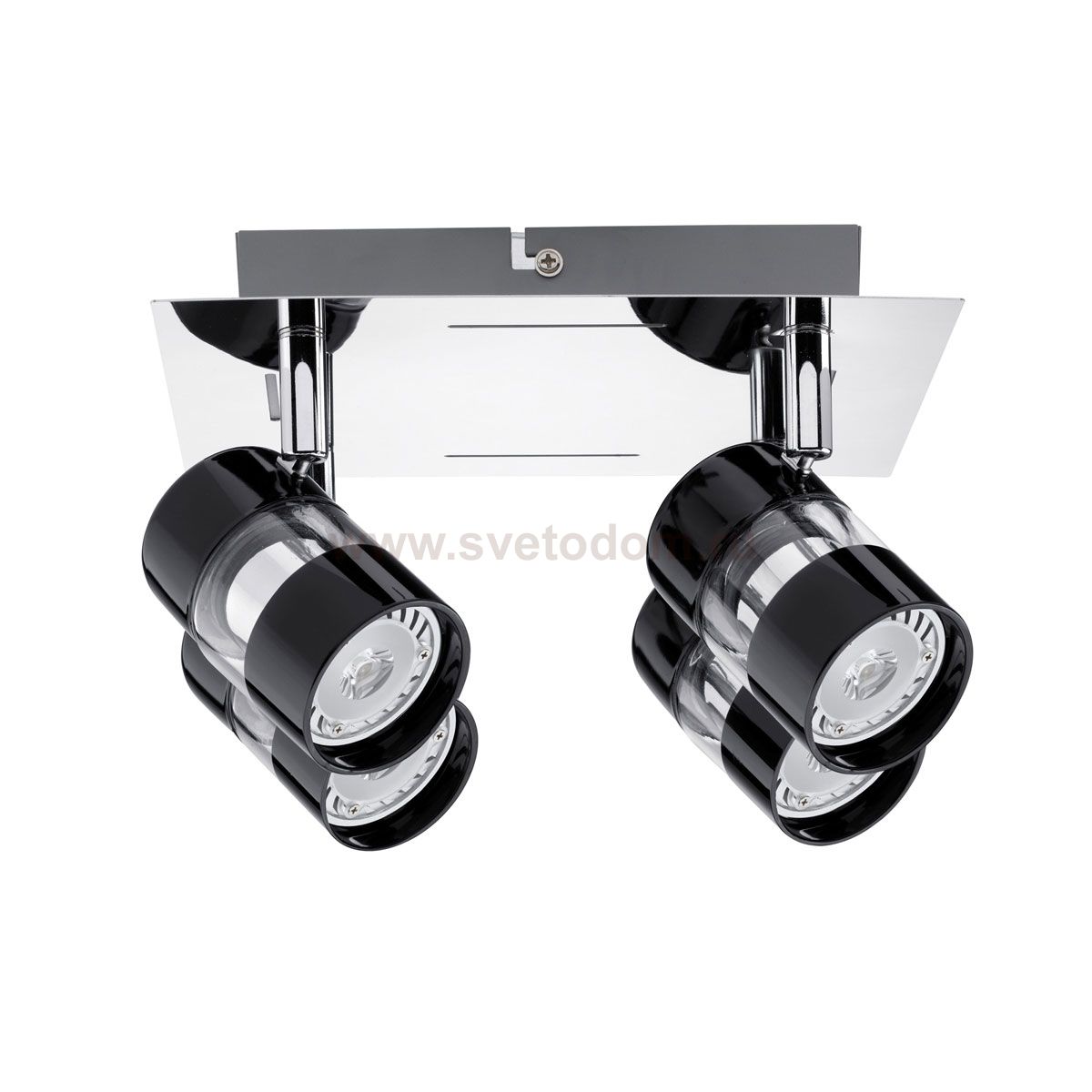 Paulmann 60189 SL Nevo LED Rondell 4x3,5W GU10 Sz/Chr