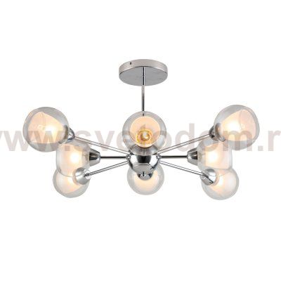 Светильник модерн Экономсвет 60209/8CR WT+CL