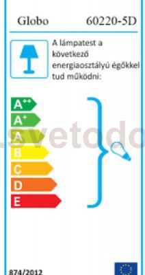 Люстра потолочная Globo 60220-5D EZZANE