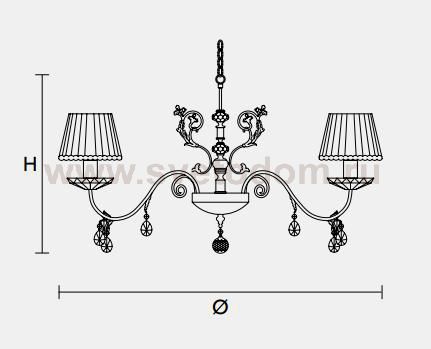 Подвесной светильник Masiero CLASSICA 6025 S8