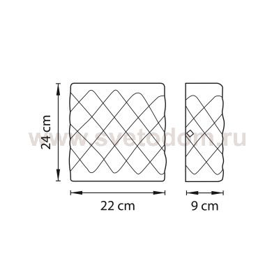 Светильник бра Lightstar 602623 Murano
