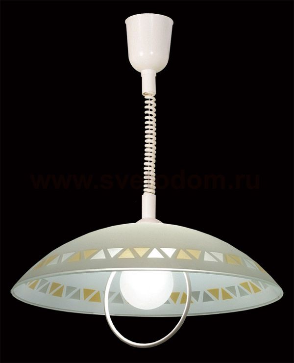 Светильник Сонекс П602 белый Triangolo ambra