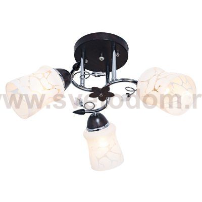 Потолочный светильник Экономсвет 6037M/3CR+BR WT