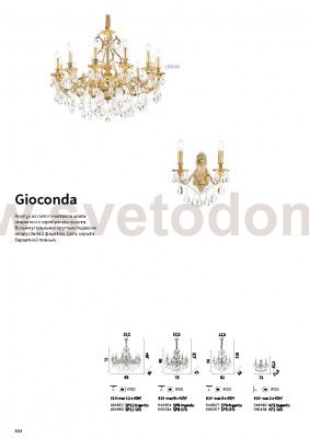 Ideal Lux GIOCONDA AP2 ORO
