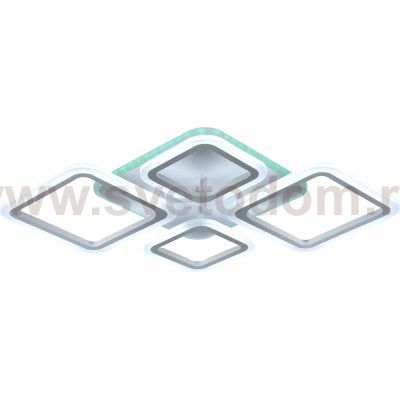 Светильник потолочный Rivoli Felicitas 6051-104 светодиодный с пультом 57 Вт + 8 Вт 4000К - 6000К LED модерн