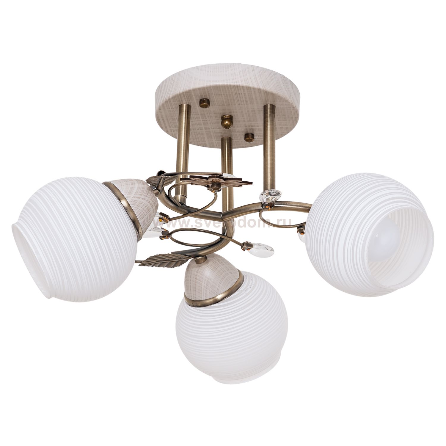 Потолочный светильник Экономсвет 6064M/3AB+BEG WT