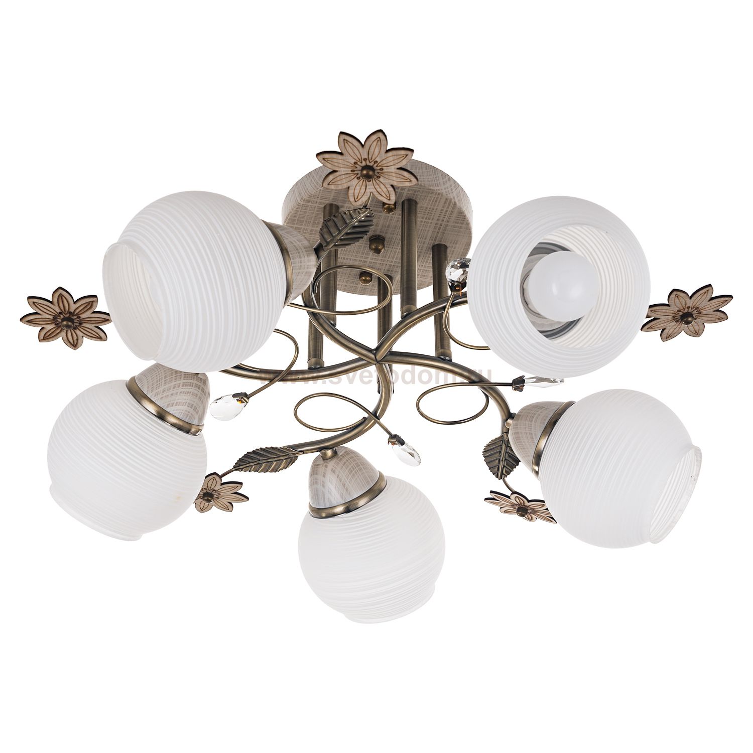 Светильник ЭкономСвет 6064M/5AB+BEG WT