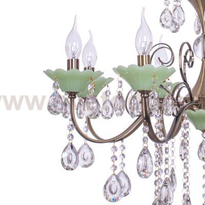 Светильник ЭкономСвет 6069/8AB+GN WT