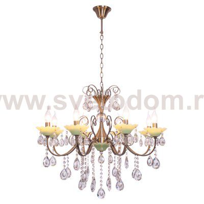 Светильник ЭкономСвет 6069/8AB+GN WT