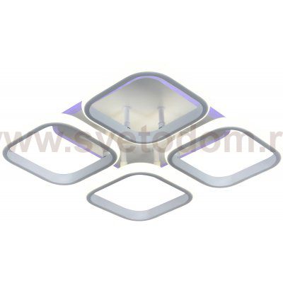 Светильник потолочный Rivoli Hilde 6084-104 светодиодный с пультом 52 Вт + 8 Вт 4000К - 6000К LED модерн