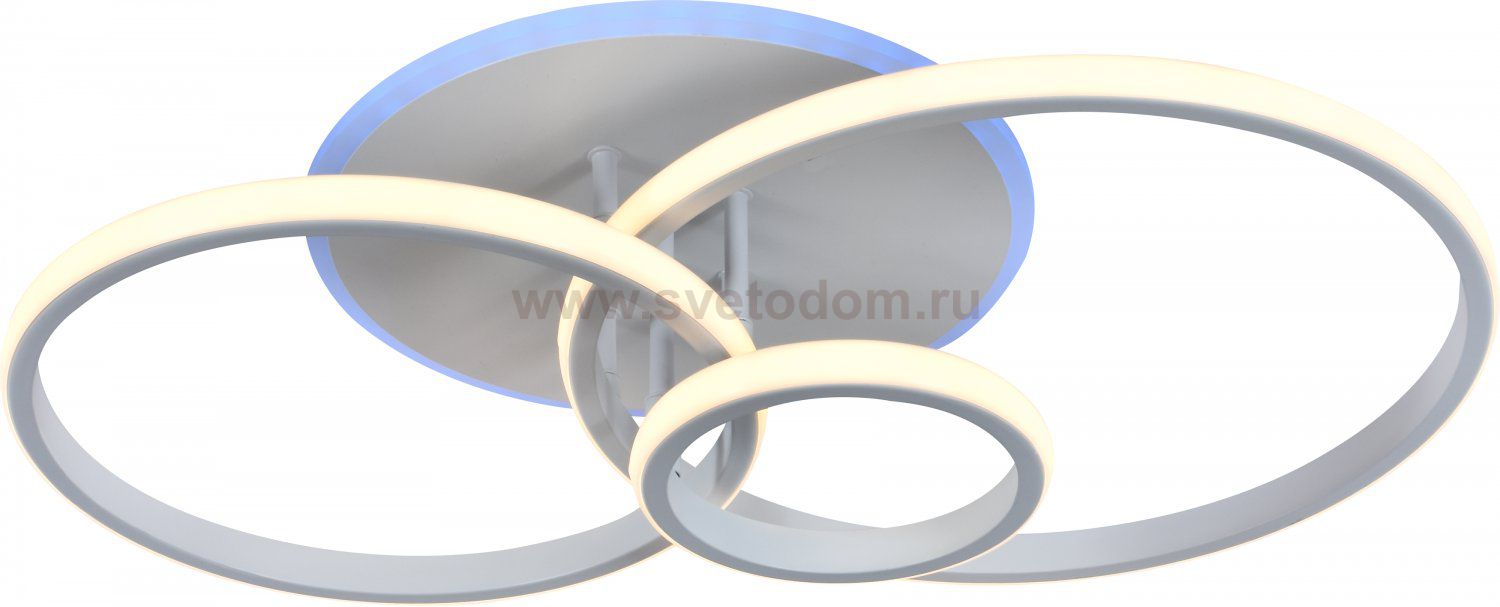 Светильник потолочный Rivoli Reinhild 6085-103 светодиодный с пультом 61 Вт + 8 Вт 4000К - 6000К LED модерн