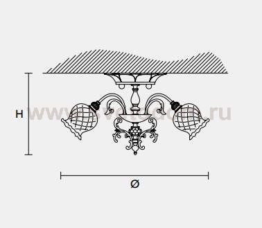 Потолочный светильник Masiero CLASSICA 6090 PL5