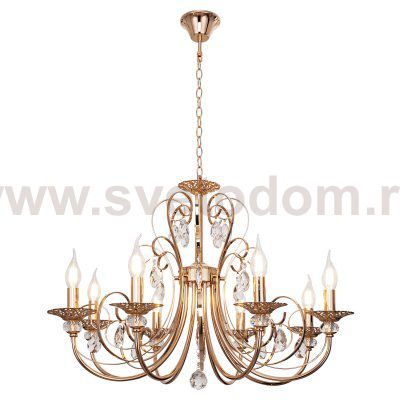 Светильник ЭкономСвет 6091/8FGD+WT