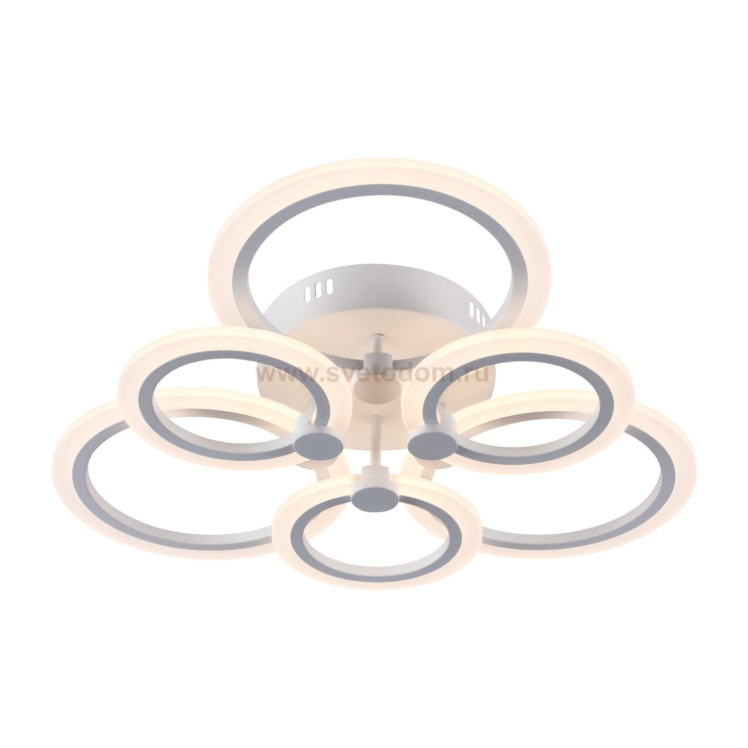 Светильник потолочный Rivoli Blanca 6094-106 светодиодный с пультом 108 Вт 3000К-6000К LED модерн