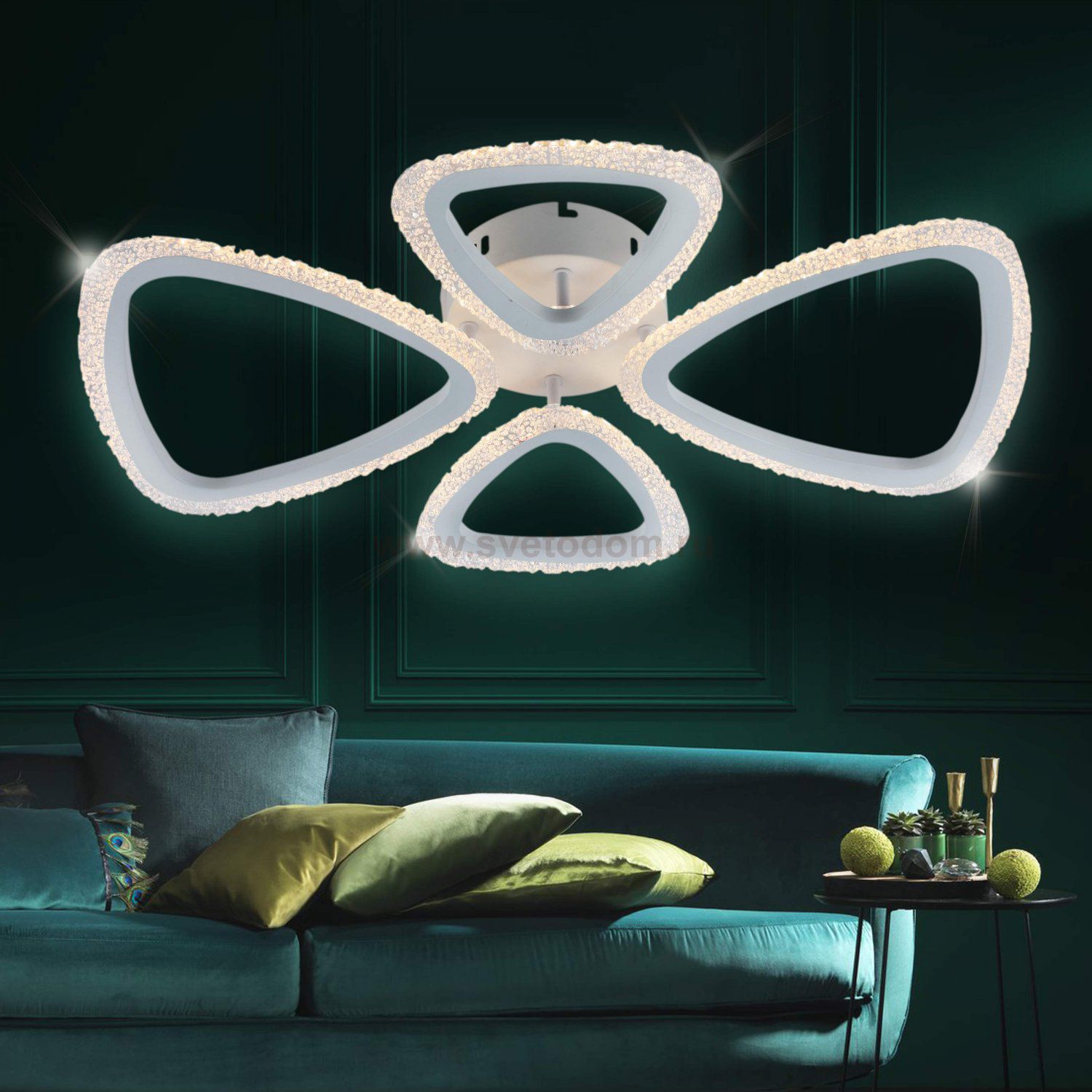 Светильник потолочный светодиодный Rivoli Kayla 6096-104 80 Вт LED 2750-5850К модерн с пультом