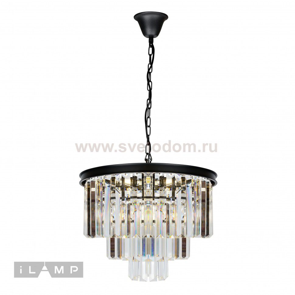 Подвесная люстра iLamp Triumph 6101-500 Черная