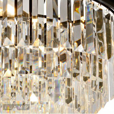 Подвесная люстра iLamp Triumph 6101-600 Черная