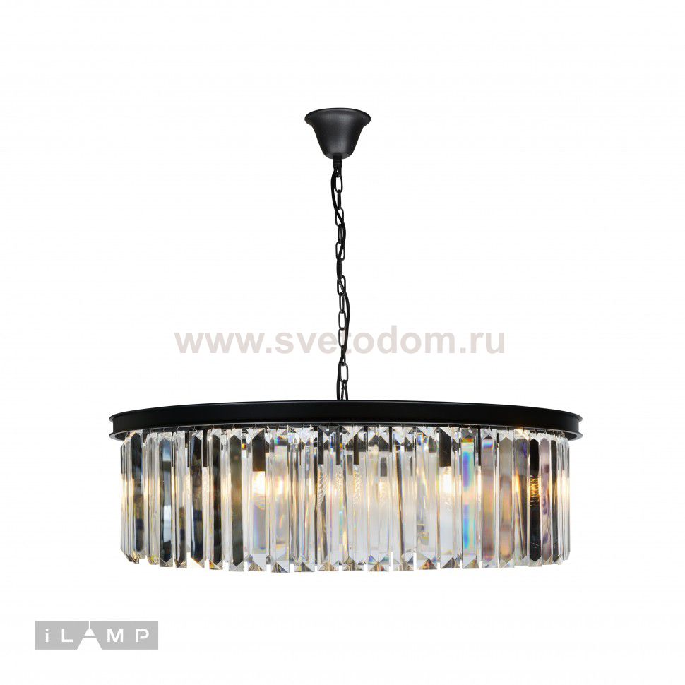 Подвесная люстра iLamp Triumph 6102-800 Черная