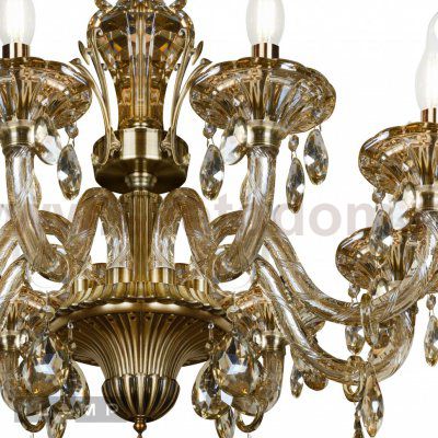 Подвесная люстра iLamp Asia 61079-8 Бронзовая