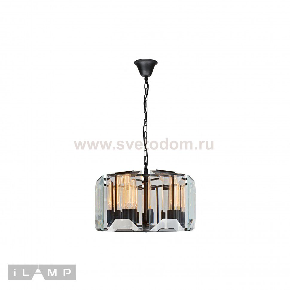 Подвесная люстра iLamp Panorama 6108-500 Черная