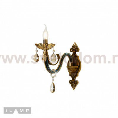 Настенный светильник iLamp Asia 61081/1 Бронзовый