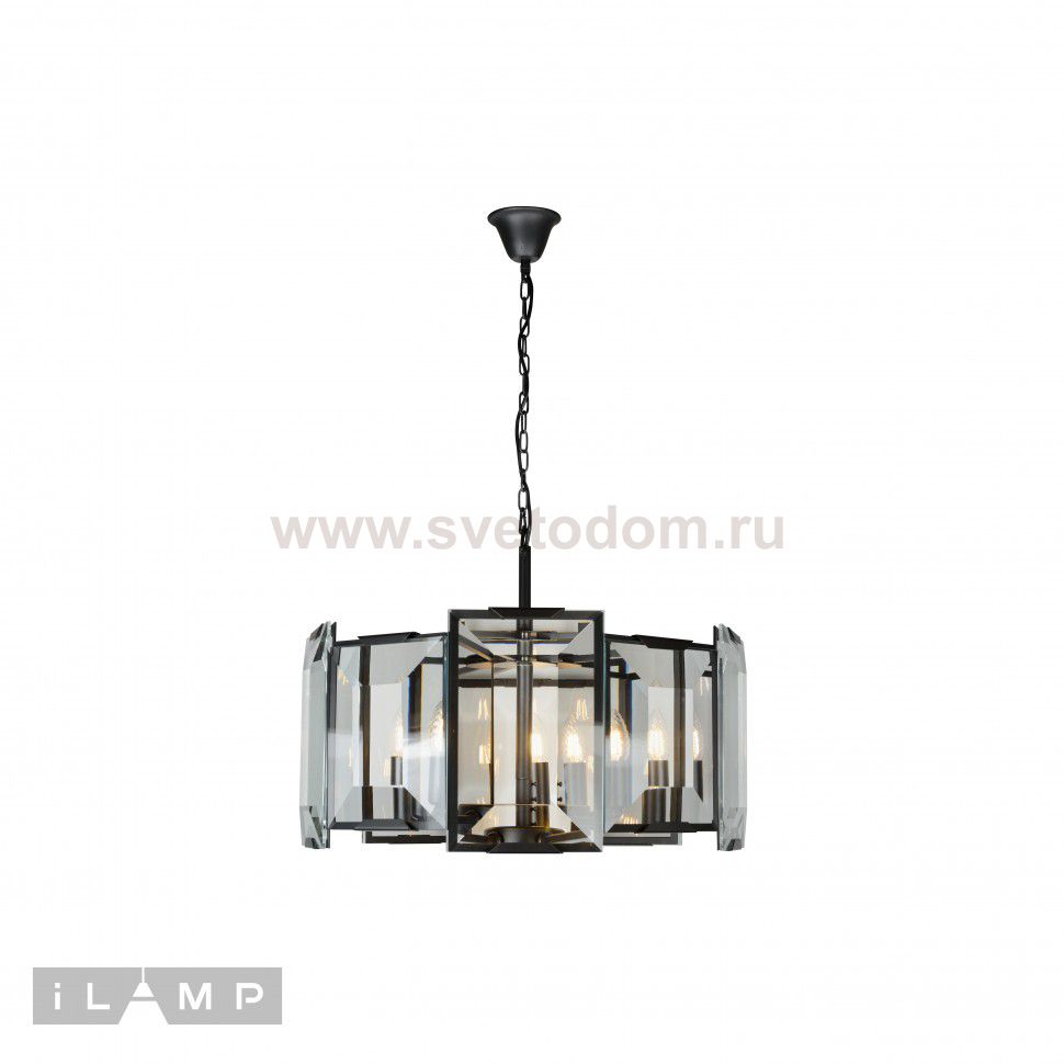 Подвесная люстра iLamp Panorama 6115-560 Черная
