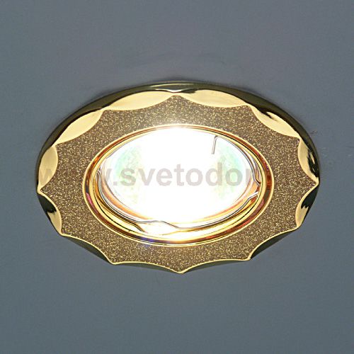 Точечный светильник 612 MR16 GD золотой блеск/золото Elektrostandard