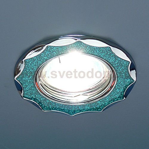 Светильник Elektrostandard 612A SH BL голубой блеск/хром