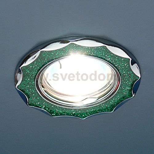 Светильник Elektrostandard 612A SH GR зеленый блеск/хром 