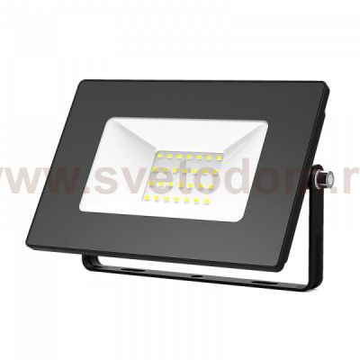 Прожектор Gauss Elementary 20W 1750lm 200-240V 6500К IP65 PROMO черный LED (613100320P)