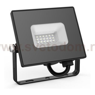 Прожектор Gauss Elementary 10W 650lm зеленого свечения 175-265V IP65 черный LED (613100610)