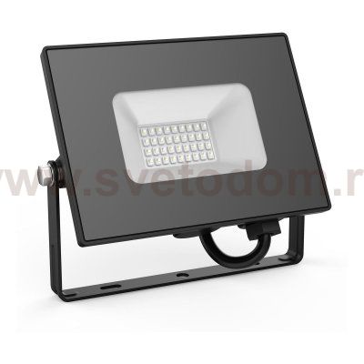 Прожектор Gauss Elementary 20W 1400lm зеленого свечения 175-265V IP65 черный LED (613100620)