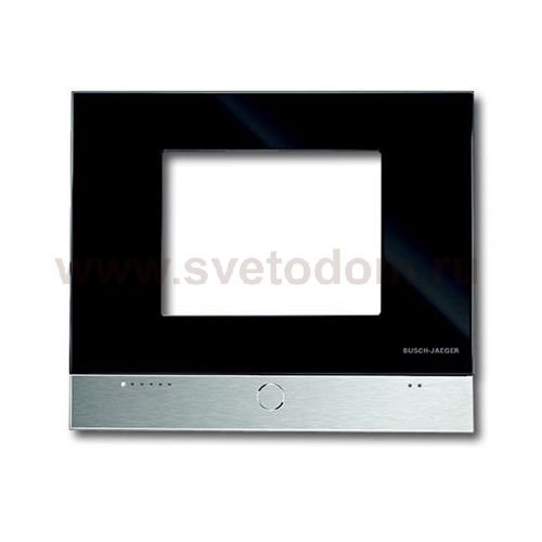 ДекоративнаяРамка для панели (черное стекло, алюминий) [BJE6136/11] 6136-0-0140