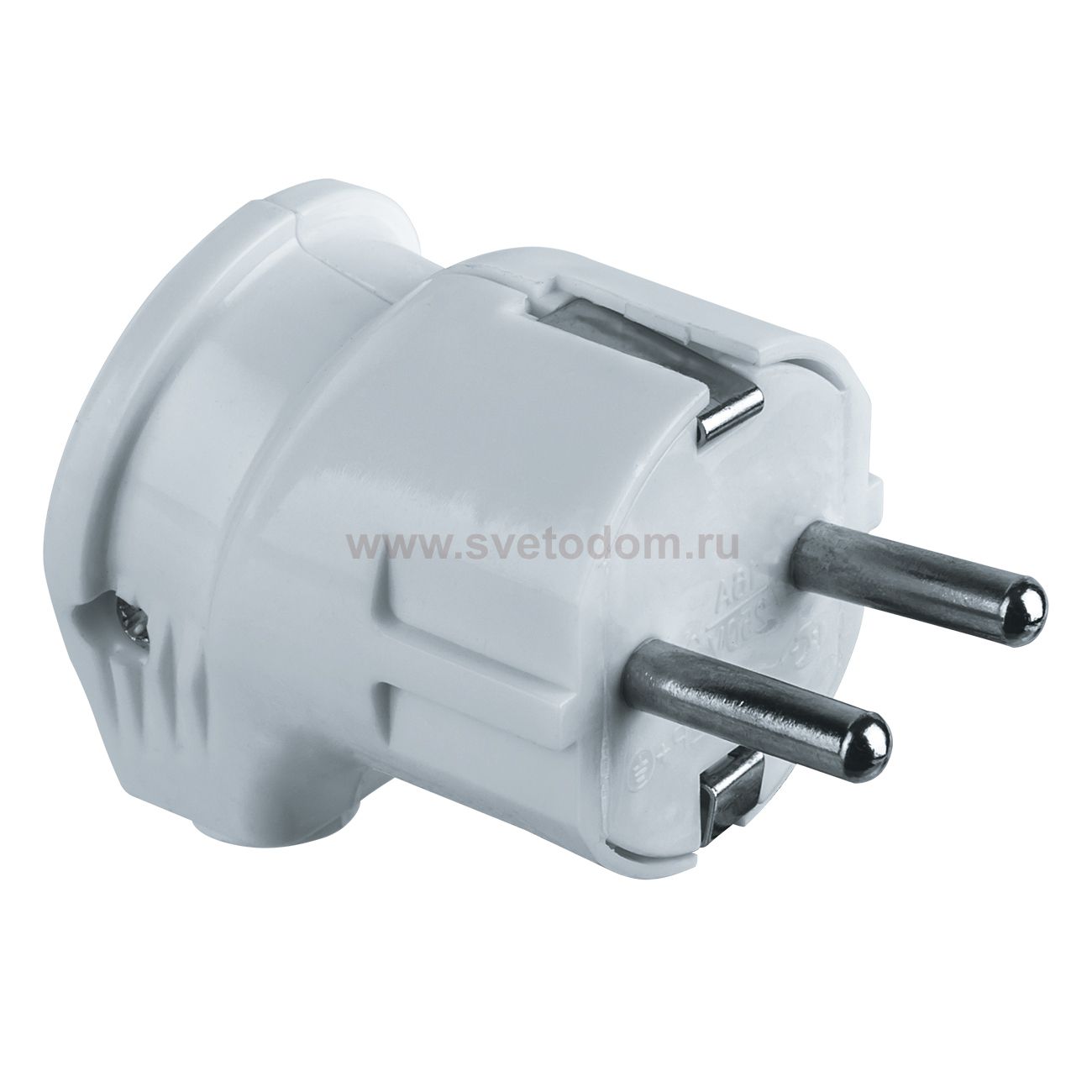 Вилка Navigator 61 362 NCA-PL04-16A-E-WH угловая с/з белая