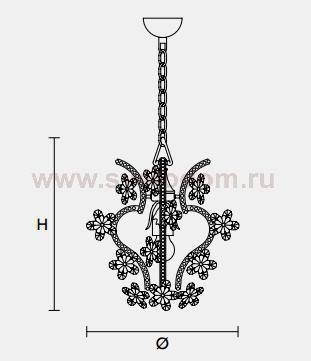 Подвесной светильник Masiero CLASSICA 6145 1