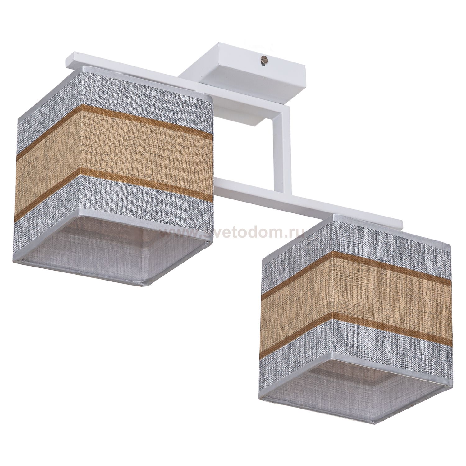 Люстра еврокаркас Экономсвет 6152/2WT BR+GR