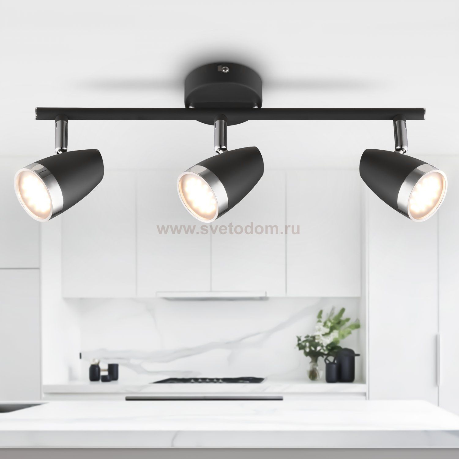 Светильник настенно-потолочный спот Rivoli Joyce 6156-703 светодиодный LED 3 х 4 Вт 3200К поворотный