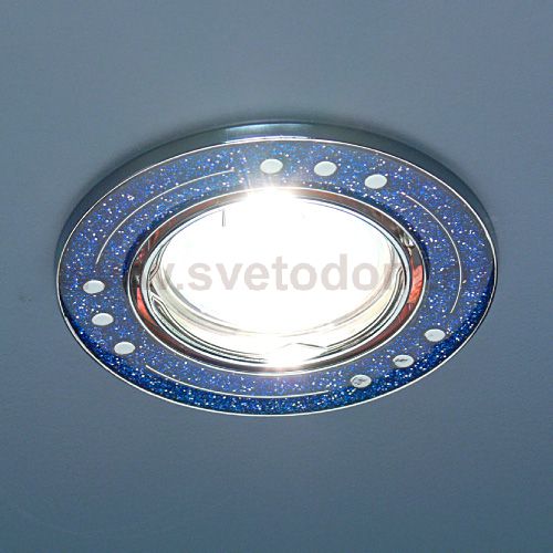 Светильник Elektrostandard 615A BL синий блеск/хром 