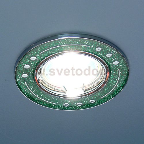 Светильник Elektrostandard 615A GR зеленый блеск/хром 