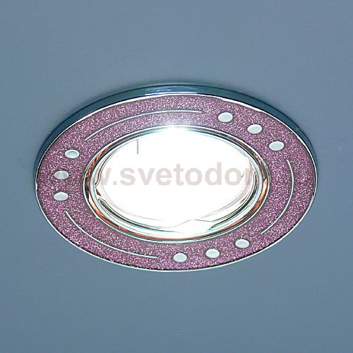 Светильник Elektrostandard 615A PL розовый блеск/хром