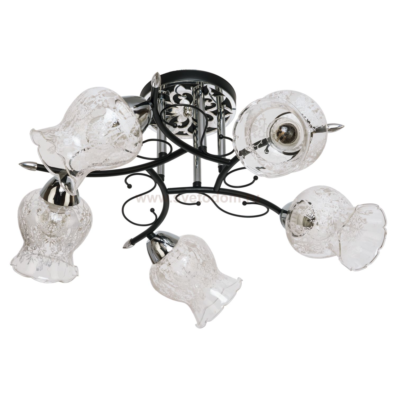 Люстра эконом Экономсвет 6195GK/5