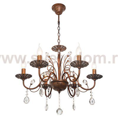 Светильник ЭкономСвет 6220/6BR+WT