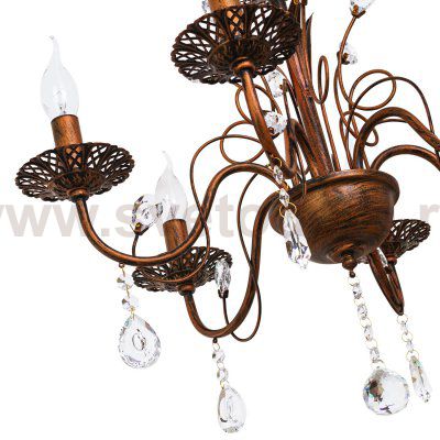 Светильник ЭкономСвет 6220/6BR+WT