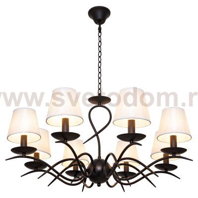 Светильник ЭкономСвет 6244/8BK WT