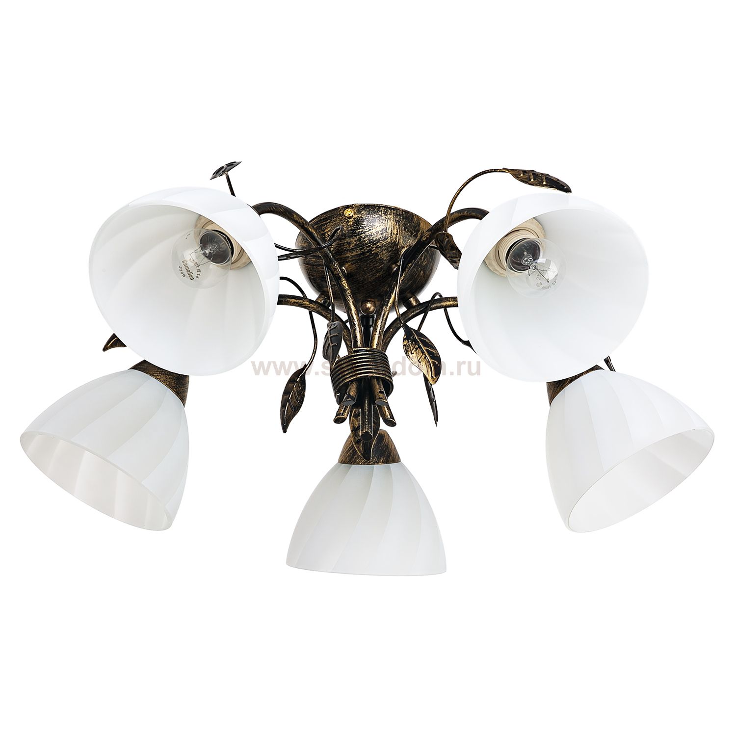 Светильник ЭкономСвет 6256/5GB WT